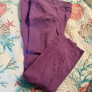 Express Purple Skinny Jeans Vibrant Style